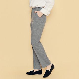 Flat-front M Lange Pants