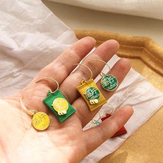 Non-matching Snack Drop Earring / Clip-on Earring