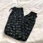 Alligator Print Harem Pants