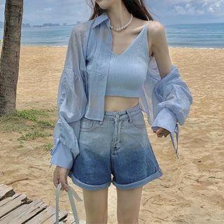 Plain Tank Top / Plain Drawstring Shirt (various Designs)