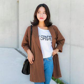 Boxy-fit Open-front Jacket