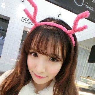 Fleece Deer Horn Hair Band