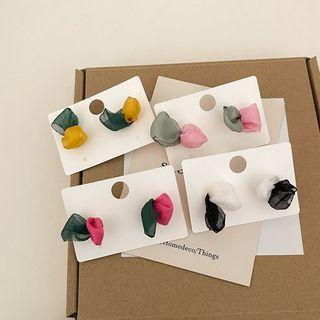 Two-tone Mesh Earring