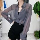 Plain Mesh Shirt