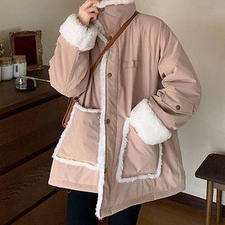 Fleece Lined Zip Padded Jacket