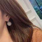 Cat Eye Stone Bead Dangle Earring 1 Pair - Earrings - As Show In Figure - One Size