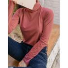 Soft Warm Turtle-neck T-shirt