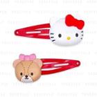 Sanrio Hello Kitty & Tiny Chum Hair Clip 2 Pcs 2 Pcs