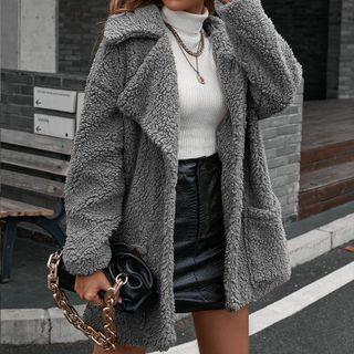 Fleece Pocketed Coat