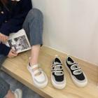 Buckled Double Strap Platform Shoes
