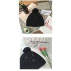 Pom Pom Beanie Black - One Size