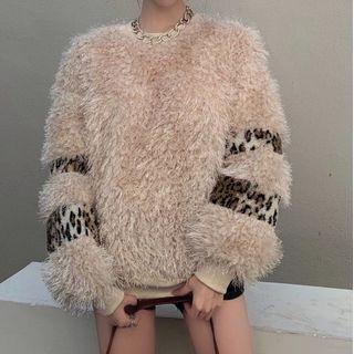Fluffy Sweatshirt Almond - One Size
