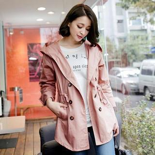 Hooded Trench Coat
