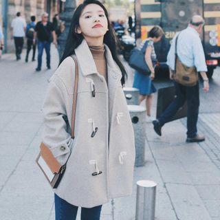 Toggle-front Wool Coat