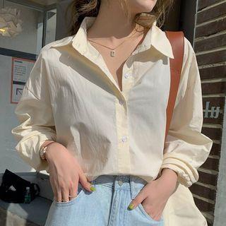 Plain Shirt Light Yellow - One Size