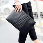 Woven Panel Clutch