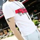 Number Print Short-sleeve T-shirt