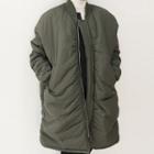 Shirred Military Parka