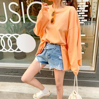 Tie-back Over-fit T-shirt