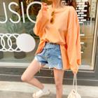 Tie-back Over-fit T-shirt
