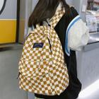 Checkerboard Nylon Backpack