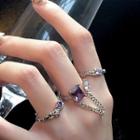 Gemstone Open Ring / Set