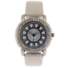 Crystal Wrist Watch White & Silver - One Size