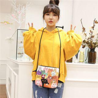 Cat Printed Crossbody Mini Bag