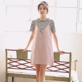Strappy Pinafore Dress