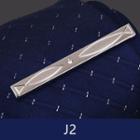 Alloy Tie Clip 1 Pc - J2 - Alloy Tie Clip - Silver - One Size