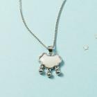Lock Shell Pendant Necklace Necklace - Silver - One Size