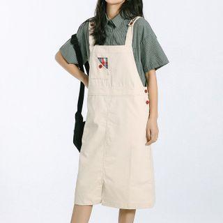 Cargo Midi A-line Jumper Dress