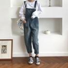 Pocket Front Washed Jumpsuit