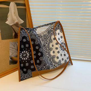 Paisley Nylon Shoulder Bag