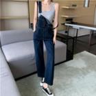 Loose-fit Straight Leg Denim Dungaree