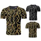 Short-sleeve Chain Print T-shirt