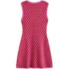 Sleeveless Plaid Knit Mini A-line Dress