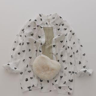 Printed Heart Shirt