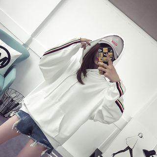 Striped Applique Hoodie