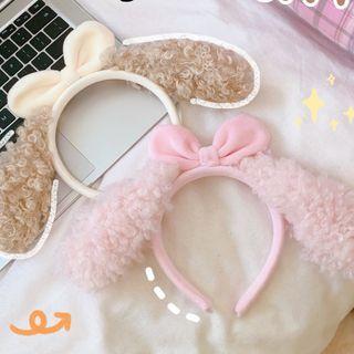 Bow Fleece Ear Headband