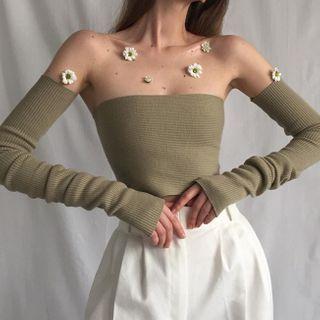 Set: Tube Top + Arm Warmers