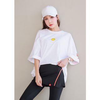 Lettering Printed Oversized T-shirt