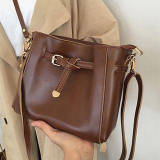 Faux Leather Crossbody Bag 019# - As Shown In Figure - One Size
