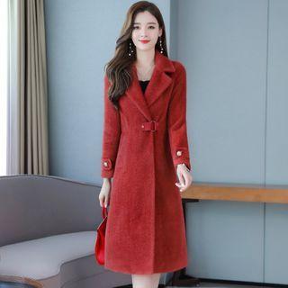 Single Breasted Tie-front Coat