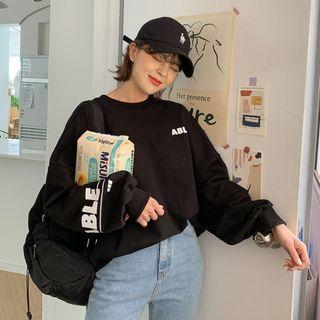 Able Printed Oversized Sweatshirt
