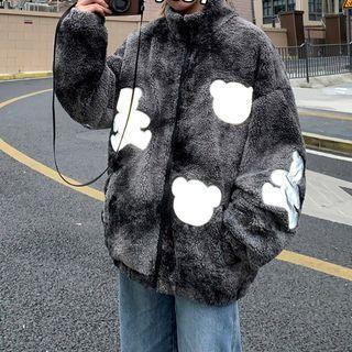 Tie-dyed Padded Fleece Jacket