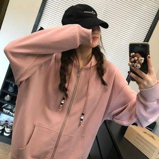 Plain Zipper Hoodie
