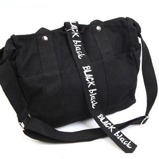 Lettering-detail Tote Bag With Strap