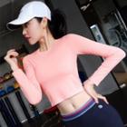 Sport Long-sleeve Cropped T-shirt