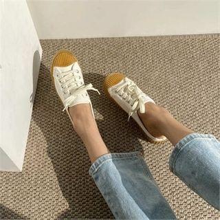 Toe-cap Platform Mule Sneakers